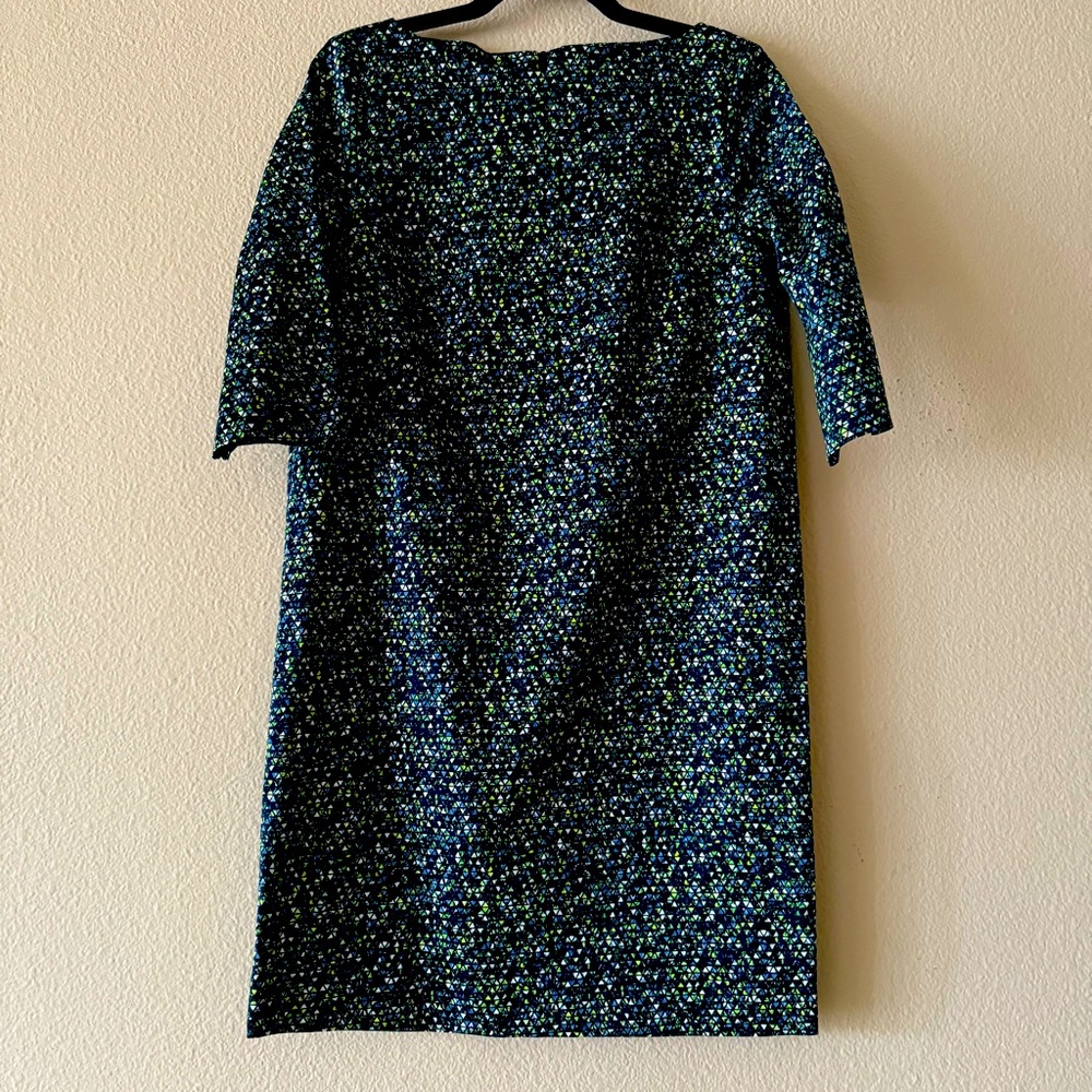 COS_ Multi color 3/4 sleeve dress. Size 6